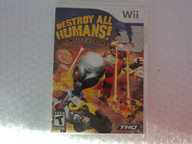 Destroy All Humans Big Willy Unleashed Wii Used