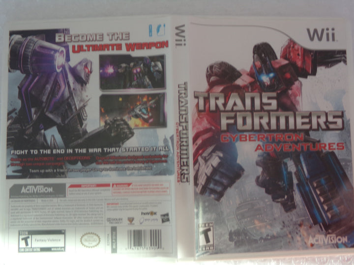 Transformers: Cybertron Adventures Wii Used