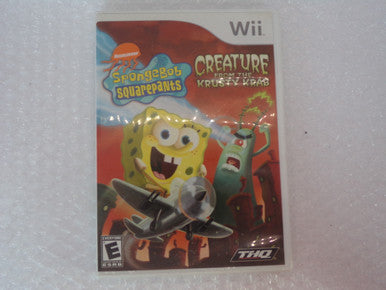 Spongebob Squarepants Creature From the Krusty Krab Wii Used