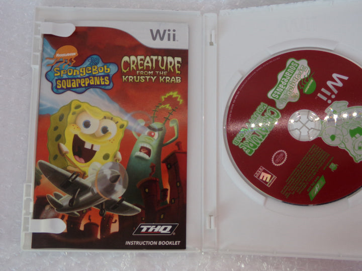 Spongebob Squarepants Creature From the Krusty Krab Wii Used