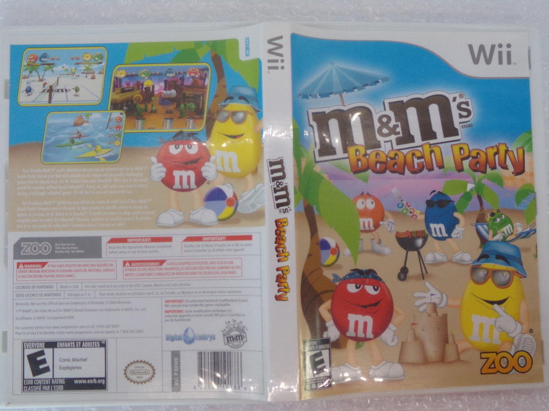 M&M's Beach Party Wii Used