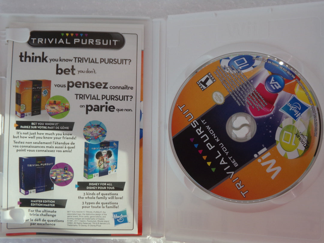 Trivial Pursuit: Bet You Know It Wii Used