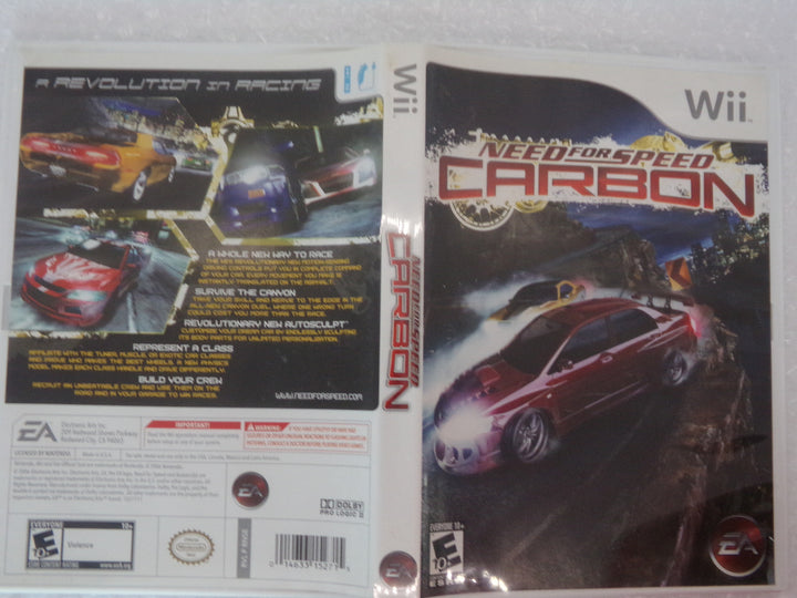 Need for Speed Carbon Wii Used