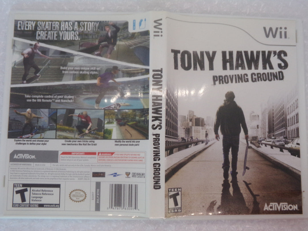 Tony Hawk's Proving Ground Wii Used