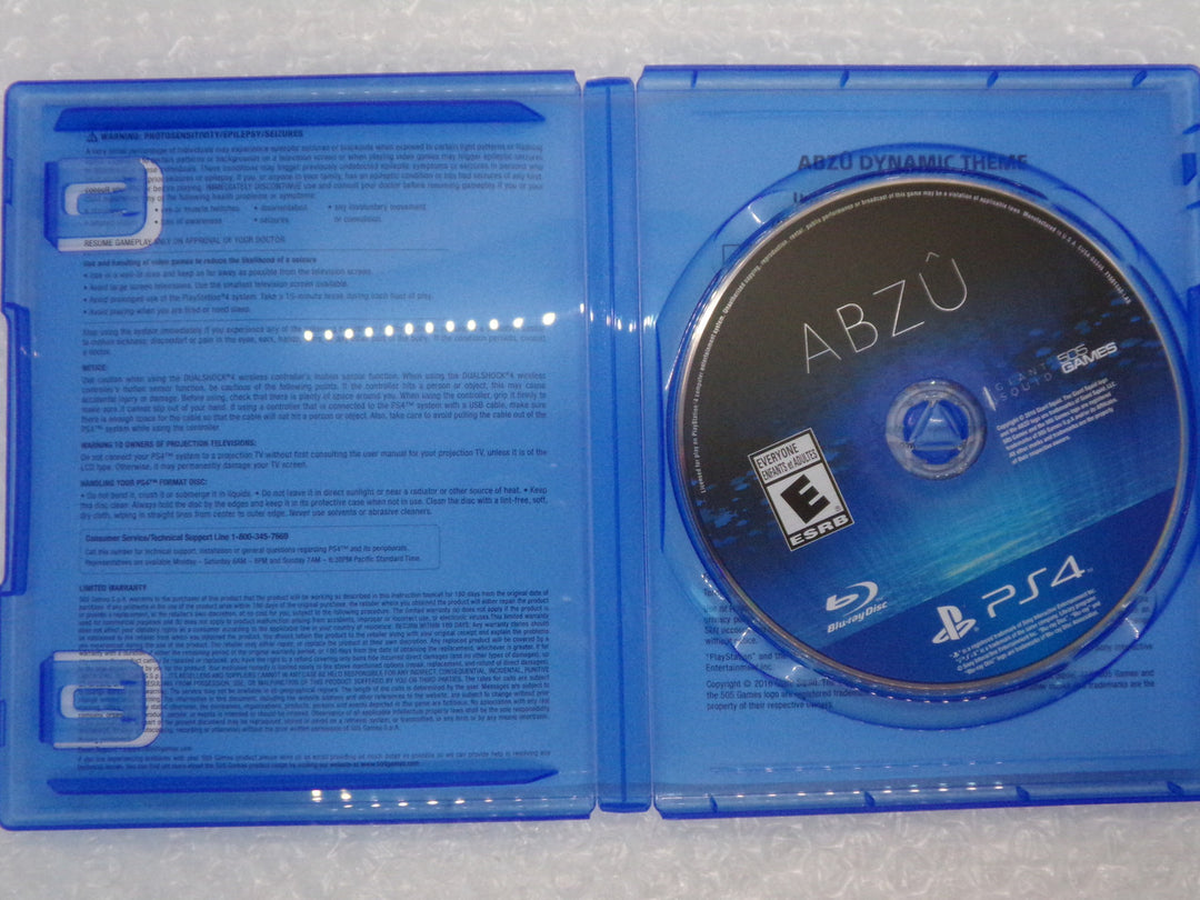 Abzu Playstation 4 PS4 Used