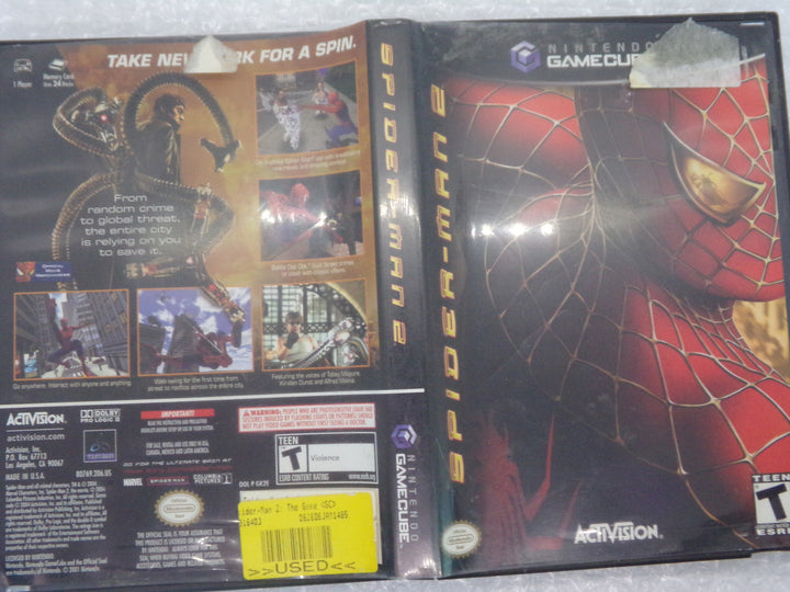 Spider-Man 2 Nintendo Gamecube Used