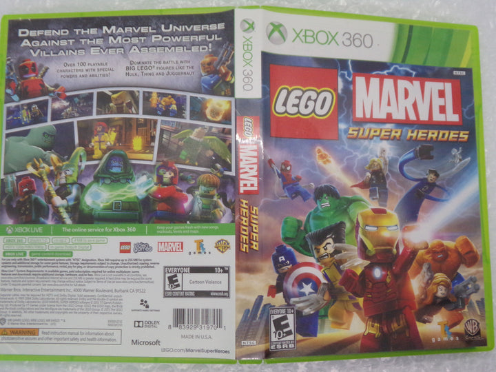 Lego Marvel Super Heroes Xbox 360 Used