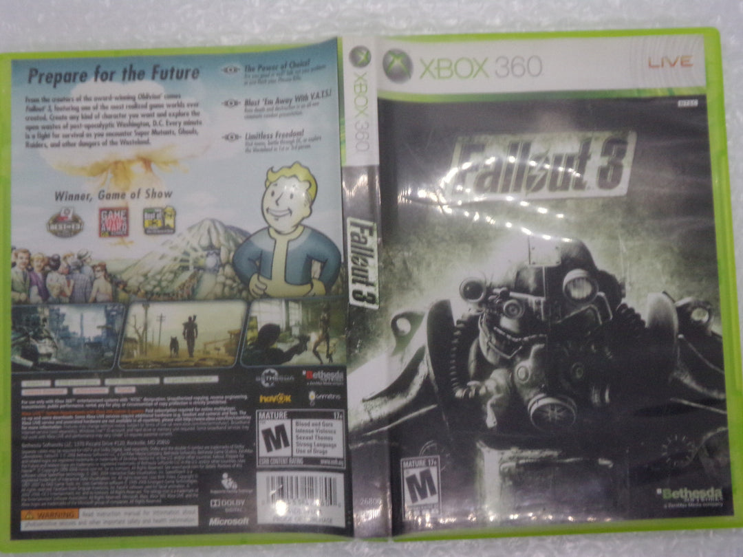 Fallout 3 Xbox 360 Used
