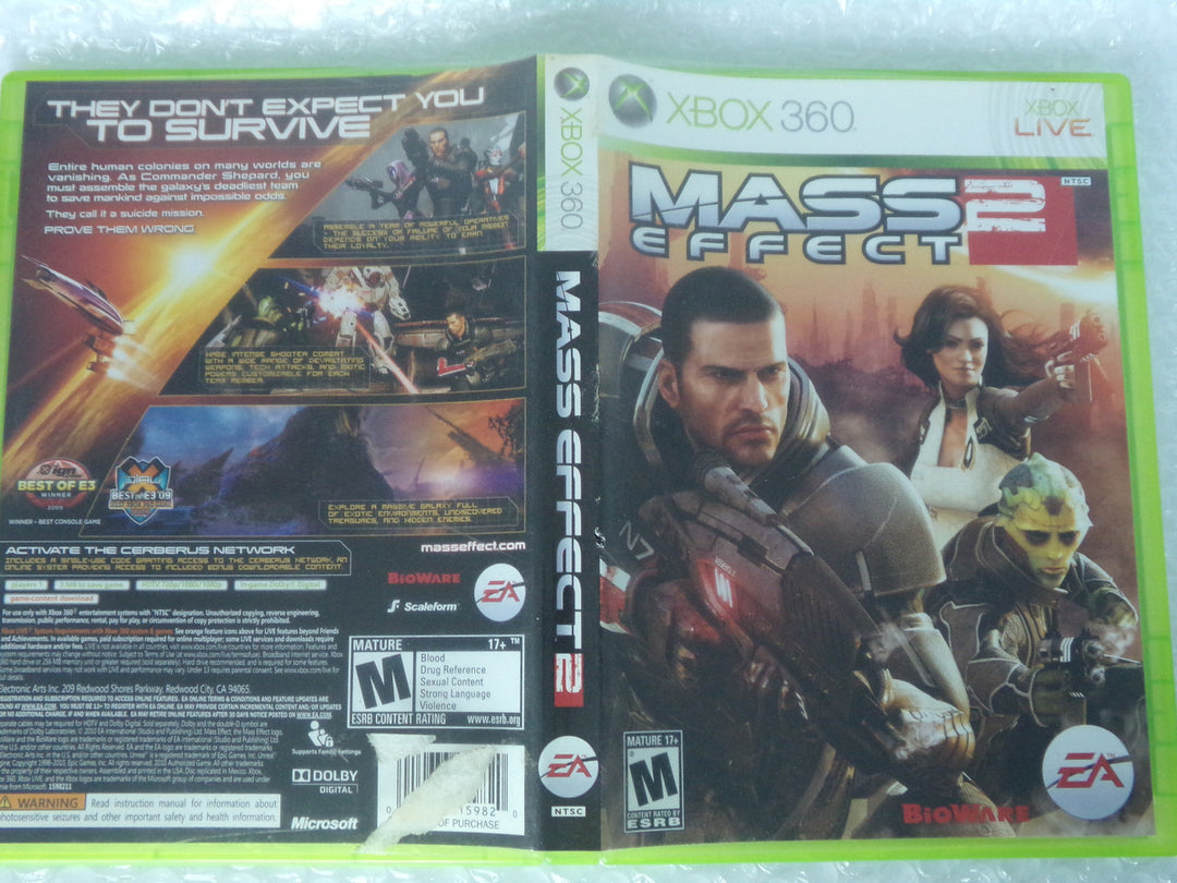 Mass Effect 2 Xbox 360 Used