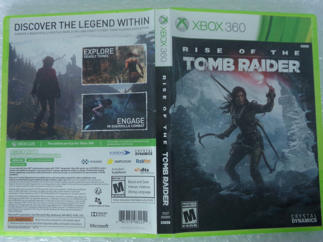 Rise of the Tomb Raider Xbox 360 Used