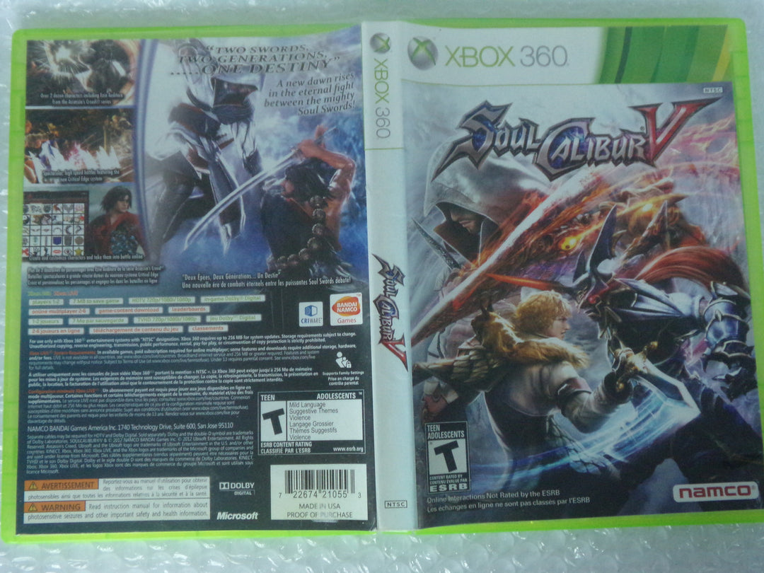 Soulcalibur V Xbox 360 Used
