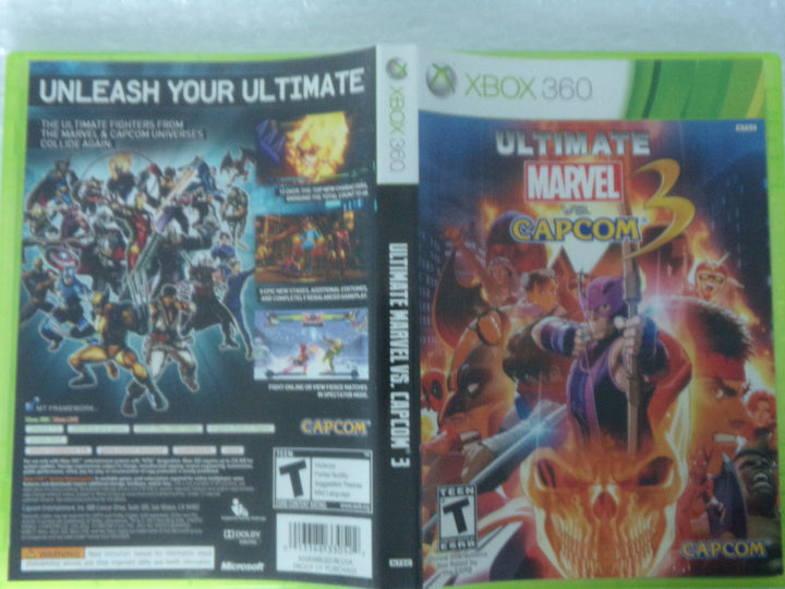 Ultimate Marvel Vs Capcom 3 Xbox 360 Used