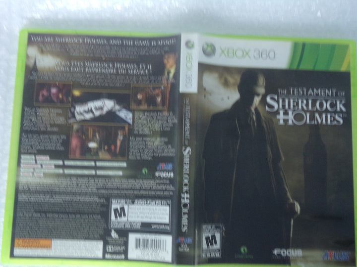 The Testament of Sherlock Holmes Xbox 360 Used