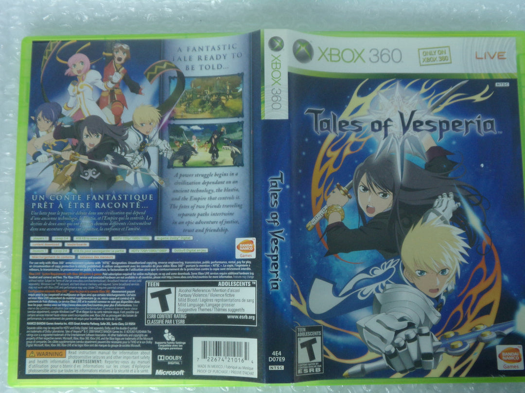 Tales of Vesperia Xbox 360 Used