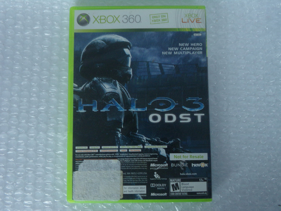 Forza Motorsport 3 and Halo 3 ODST Combo Pack Xbox 360 Used