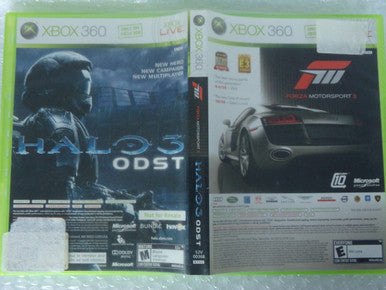 Forza Motorsport 3 and Halo 3 ODST Combo Pack Xbox 360 Used