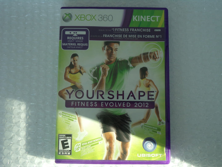 Your Shape: Fitness Evolved 2012 Xbox 360 Kinect Used