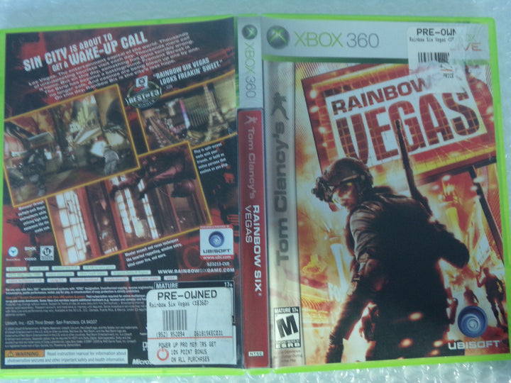 Rainbow Six: Vegas Xbox 360 Used