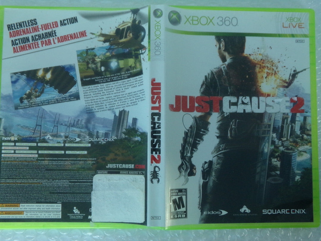 Just Cause 2 Xbox 360 Used