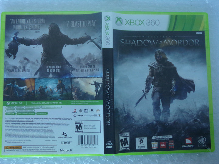 Middle-Earth: Shadow of Mordor Xbox 360 Used