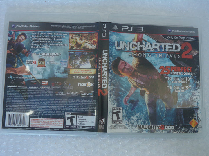 Uncharted 2: Among Thieves Playstation 3 PS3 Used