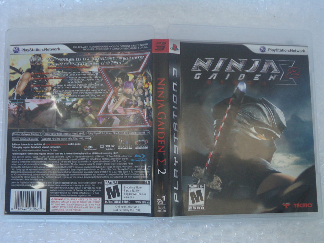 Ninja Gaiden Sigma 2 Playstation 3 PS3 Used