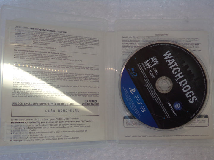 Watch Dogs Playstation 3 PS3 Used