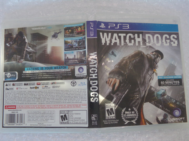 Watch Dogs Playstation 3 PS3 Used