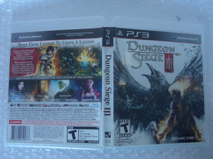 Dungeon Siege III Playstation 3 PS3 Used