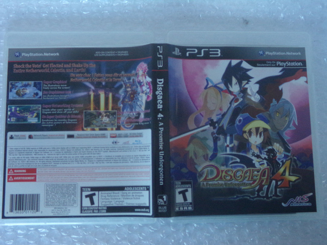 Disgaea 4: A Promise Unforgotten Playstation 3 PS3 Used