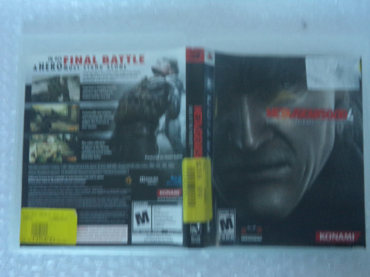 Metal Gear Solid 4: Guns of the Patriots Playstation 3 PS3 Used