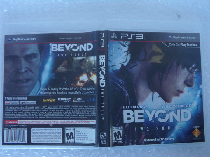 Beyond: Two Souls Playstation 3 PS3 Used