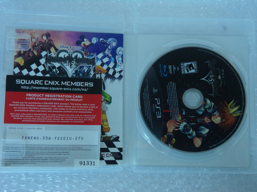 Kingdom Hearts 1.5 HD Remix Playstation 3 PS3 Used
