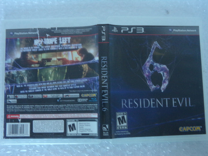 Resident Evil 6 Playstation 3 PS3 Used