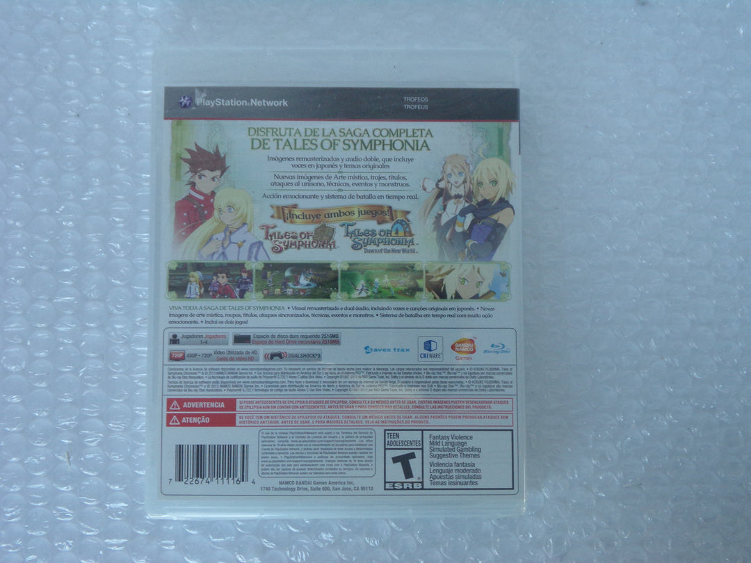 Tales of Symphonia Chronicles PS3 NEW