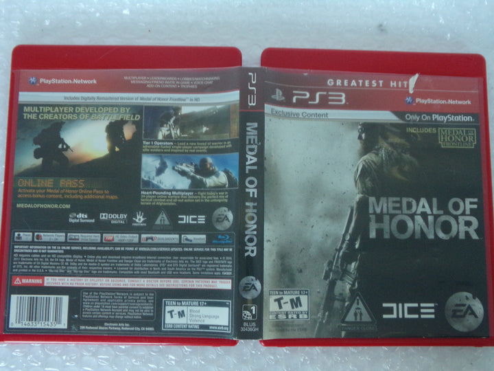 Medal of Honor Playstation 3 PS3 Used