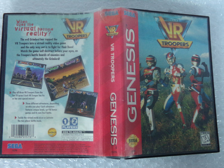 VR Troopers Sega Genesis Boxed Used