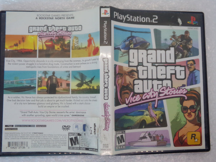 Grand Theft Auto: Vice City Stories Playstation 2 PS2 Used