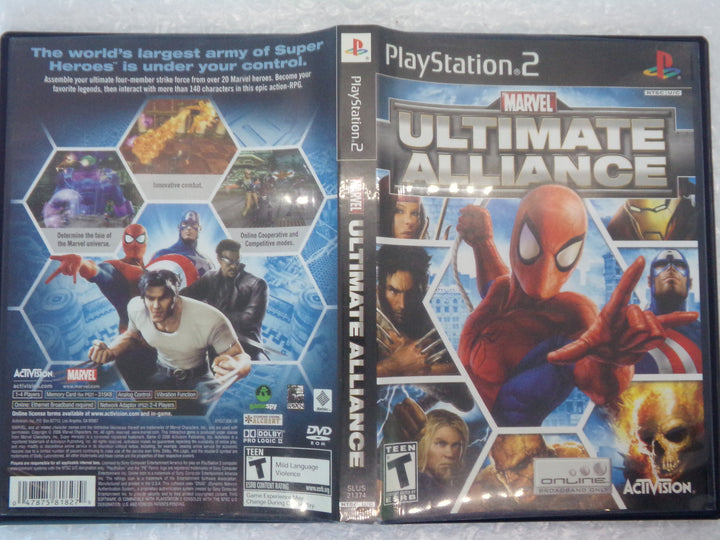 Marvel Ultimate Allaince Playstation 2 PS2 Used