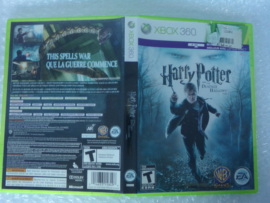 Harry Potter and the Deathly Hallows: Part I Xbox 360 Used     UD102124