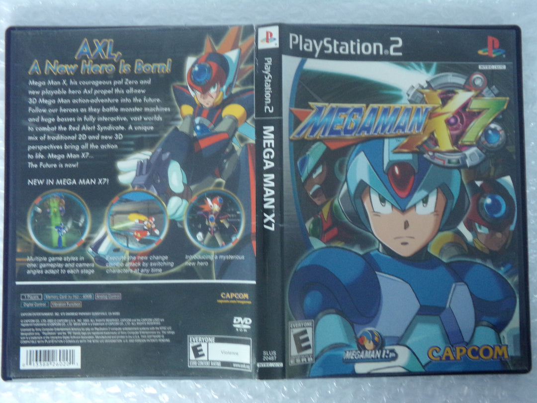 Mega Man X7 Playstation 2 PS2 Pre Owned