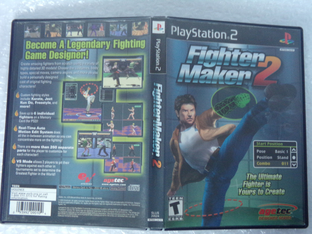 Fighter Maker 2 Playstation 2 PS2 Used