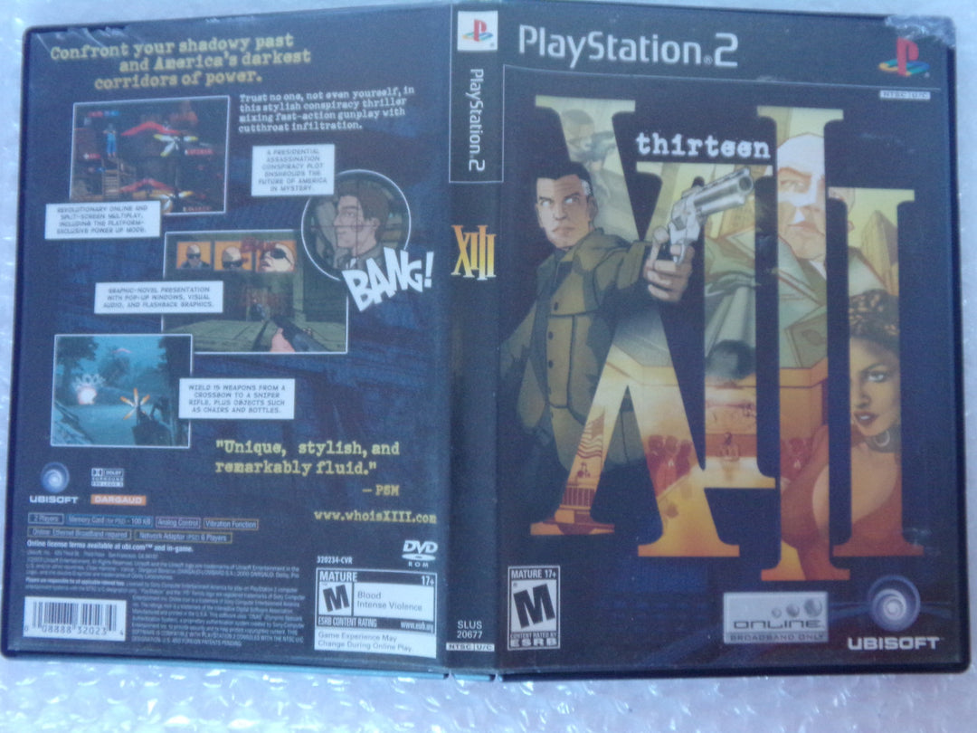 XIII (Thirteen) Playstation 2 PS2 Used