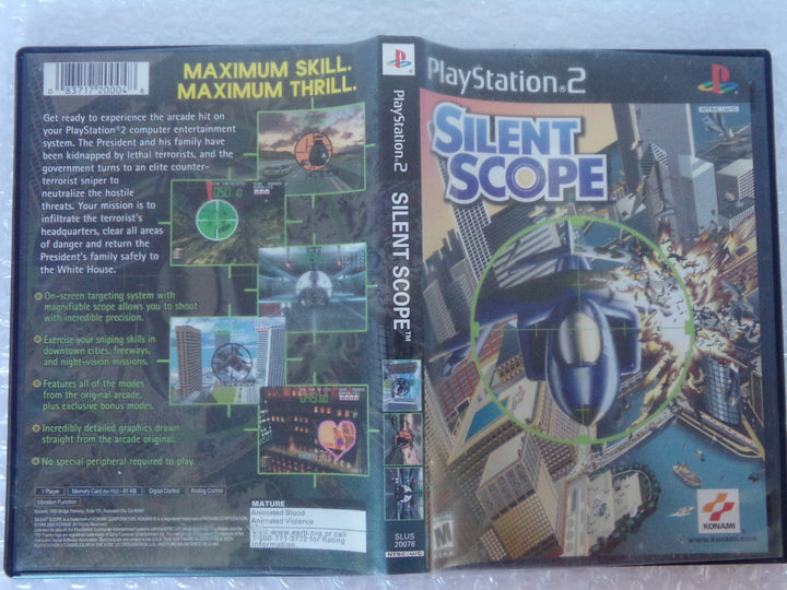 Silent Scope Playstation 2 PS2 Used