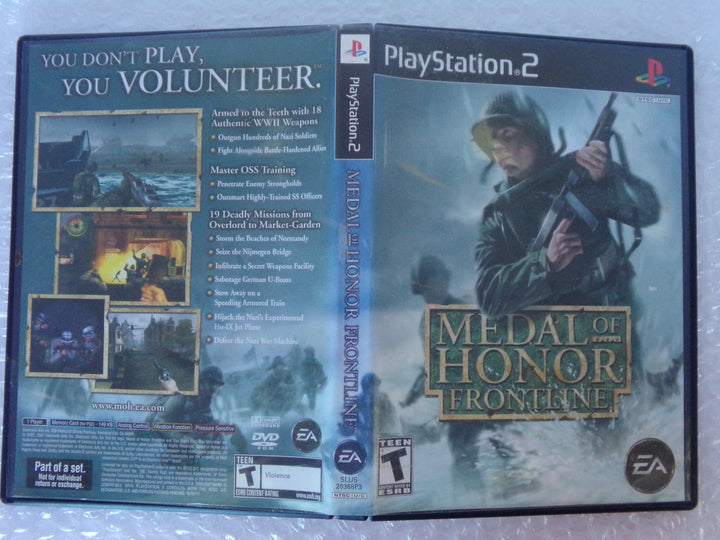 Medal of Honor: Frontline Playstation 2 PS2 Used