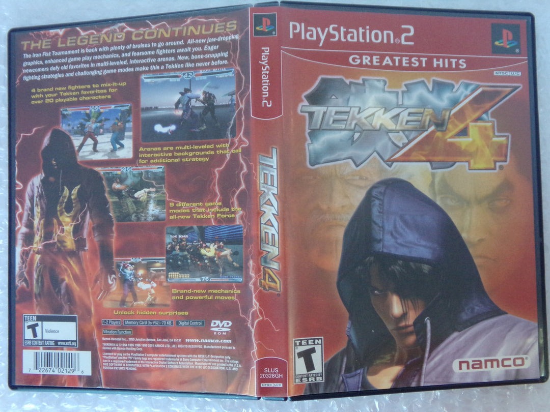 Tekken 4 Playstation 2 PS2 Used