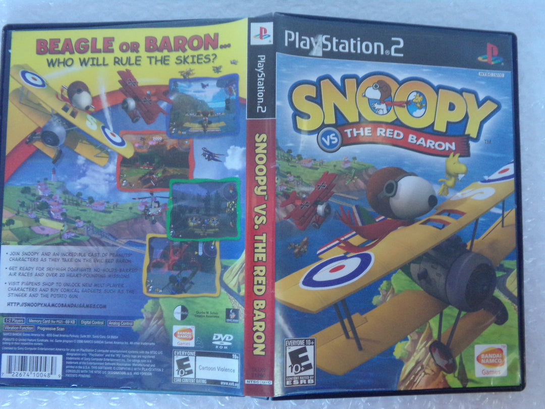 Snoopy Vs The Red Baron Playstation 2 PS2 Used
