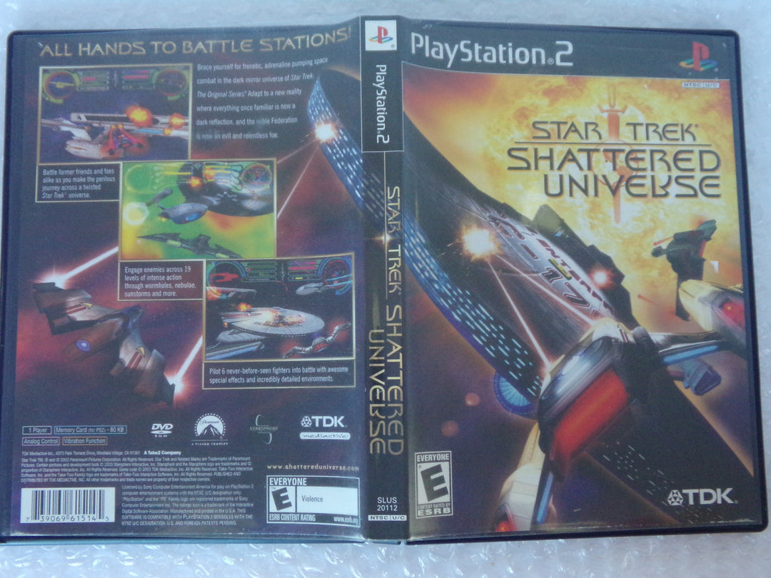 Star Trek: Shattered Universe Playstation 2 PS2 Used