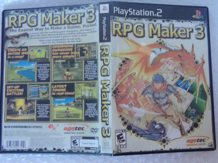 RPG Maker 3 Playstation 2 PS2 Used