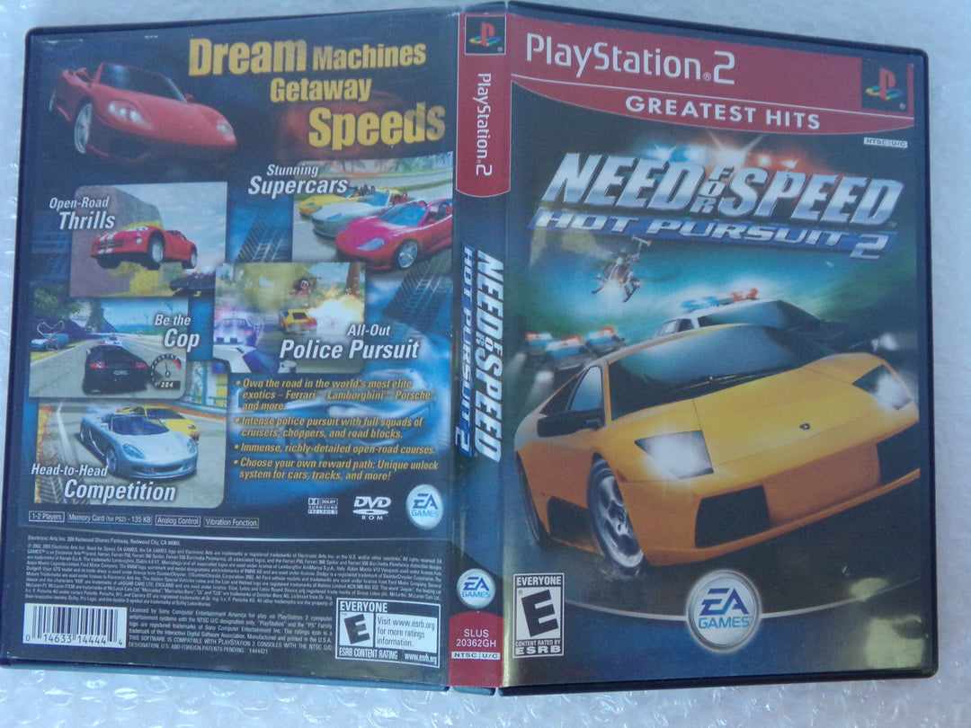 Need For Speed: Hot Pursuit 2 Playstation 2 PS2 Used
